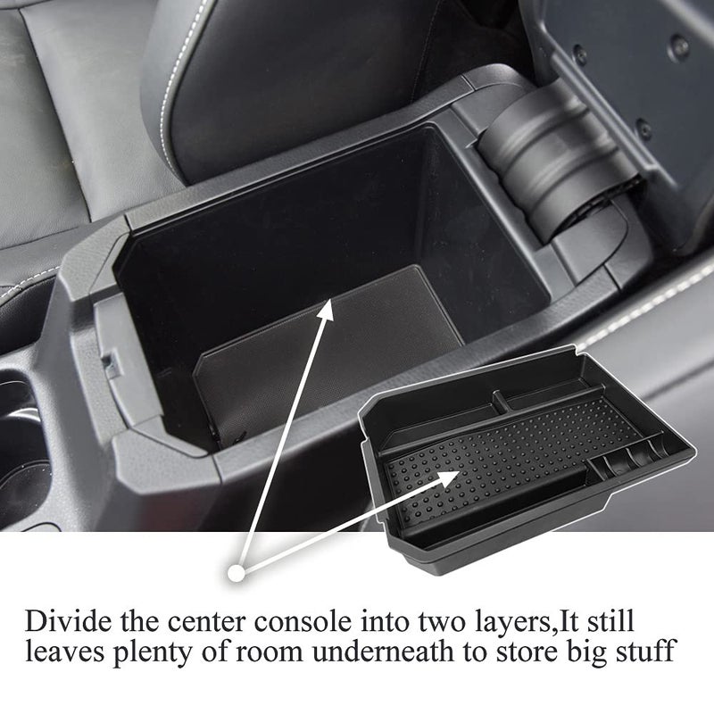 Vesul Center Console Organizer Tray Compatible with Toyota RAV4 2013 2014 2015 2016 Storage Box ABS Tray Insert Organizer Glove Pallet - Image 3